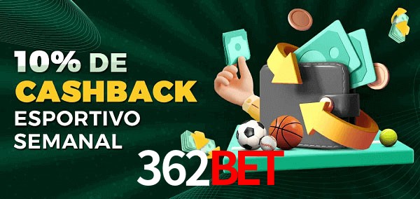 10% de bônus de cashback na 362bet